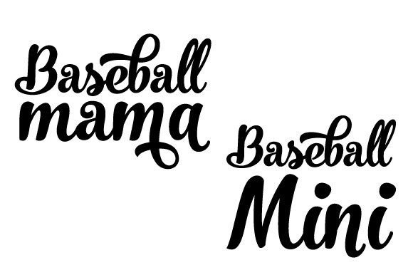 Baseball Mama Mini Mother's Day Free Svg