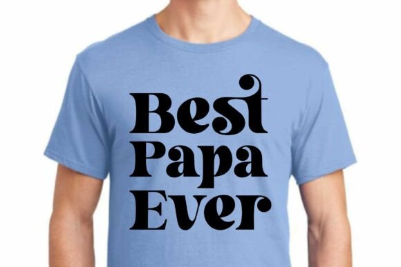 Best Papa Ever SVG PNG, Fathers Day SVG