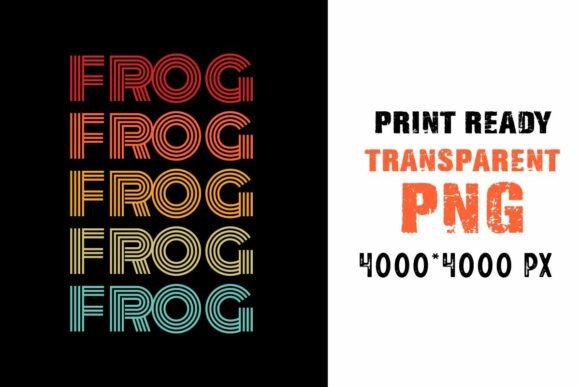 Retro Frog Print Ready Transparent Png Review