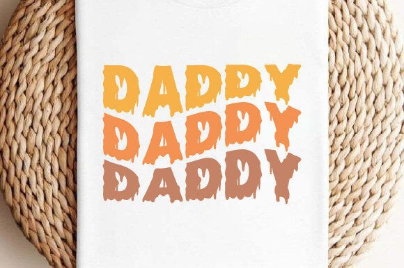 Retro Halloween Daddy SVG PNG T-shirt