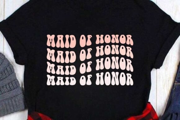 Retro Maid of Honor Svg Png Sublimation Review
