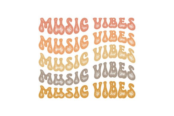 Retro Music Vibes Svg Png Design Review